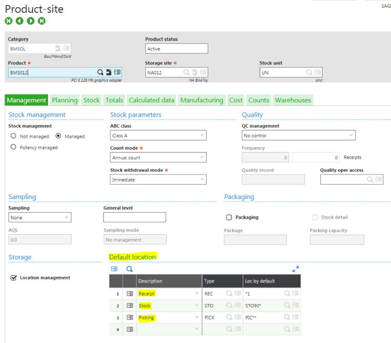 How to Set Up Allocation Rules and Pick Sequence in Sage X3